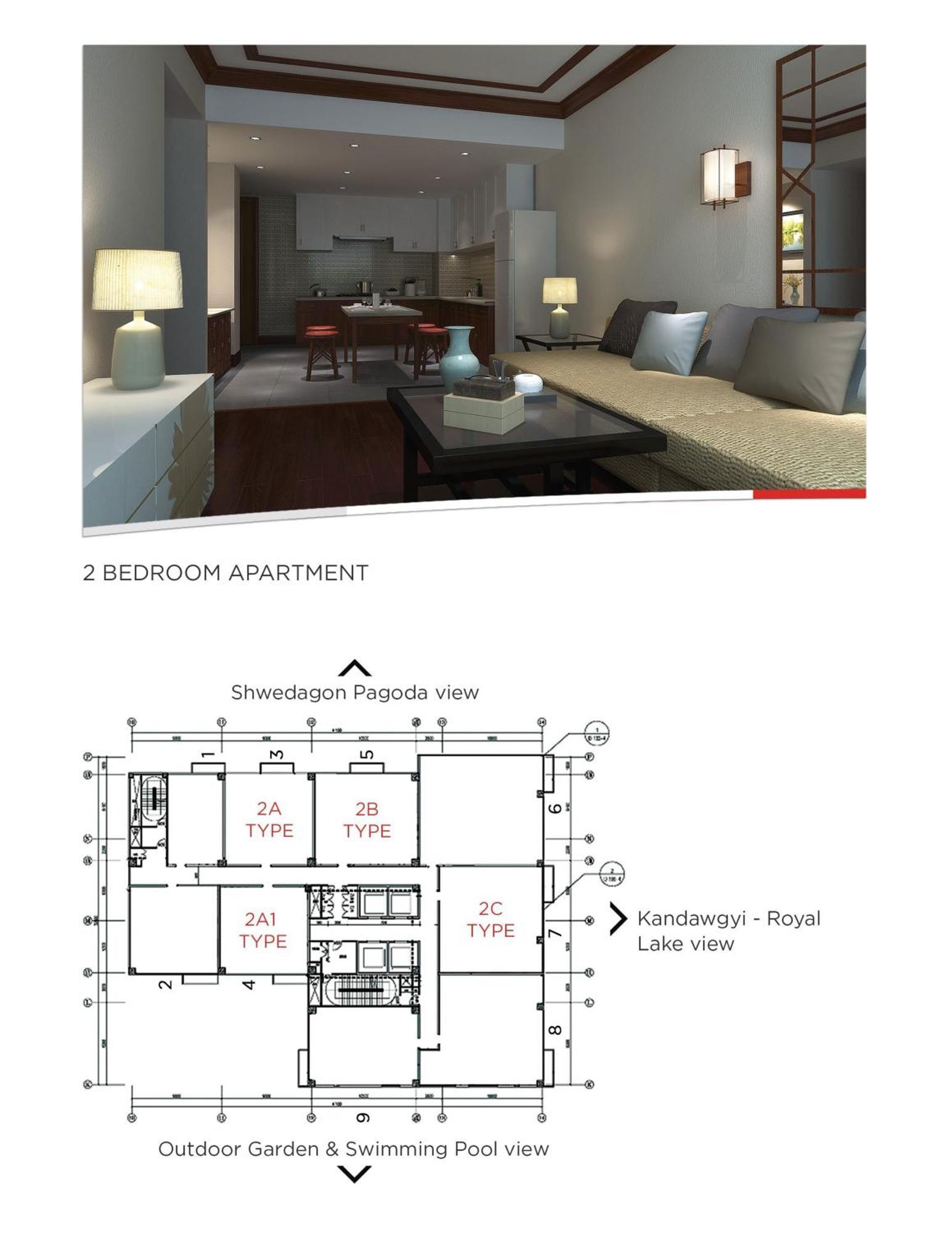 יאנגון Kantharyar Serviced Apartment מראה חיצוני תמונה